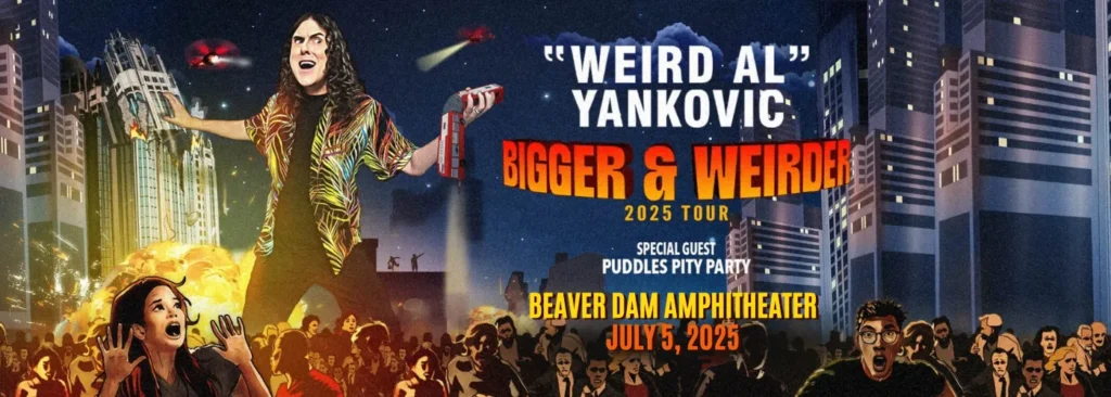 Weird Al Yankovic & Puddles Pity Party at Beaver Dam Amphitheater